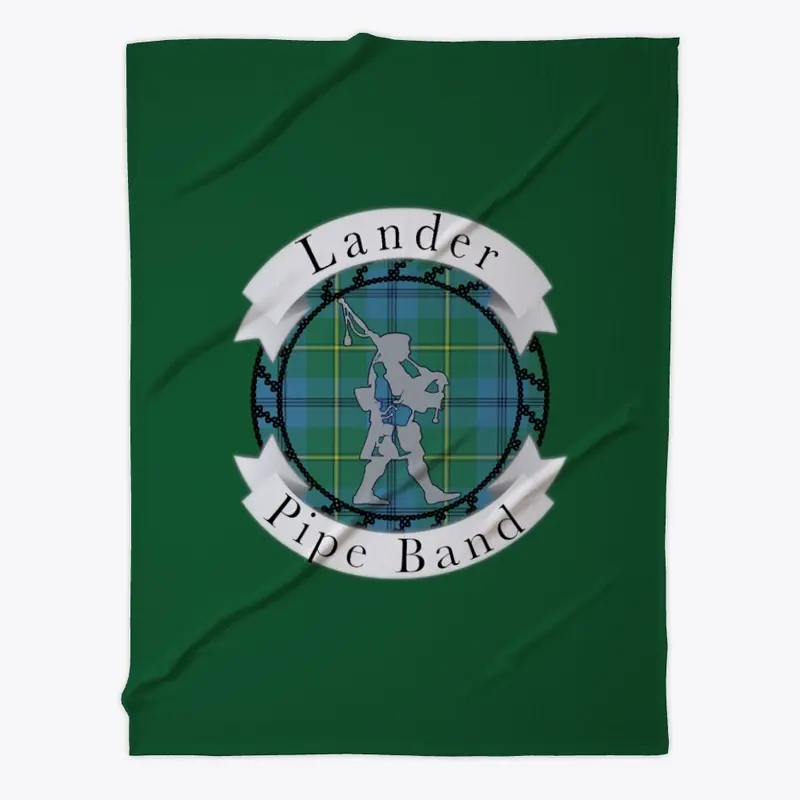 Lander Pipe Band Fleece Blanket